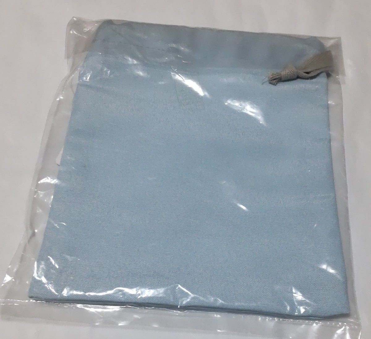 Mimine Cat Pattern Drawstring Bag Gray Cat Unused… - image 2