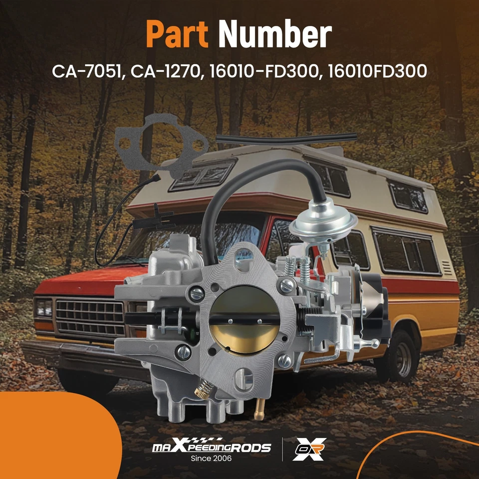 Carburador Carters YFA 1 barril estrangulador eléctrico para Ford 4,9 L 300 CU F150 F100 Foto 4 de 4