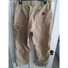 Carhartt tan six pocket Carpenter cargo work pants