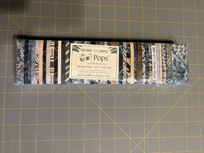 Bali Pops By Hoffman Fabrics #BP-611 River Rock - 40 2.5  x 44  Strips