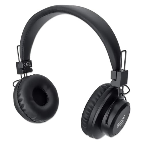 Manhattan Sound Science Bluetooth® On-Ear Headset with 3.5 mm Jack Socket, 
