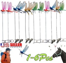 Dragonfly Clips Dragonfly Hat Clip Artificial Realistic 3D Dragonflies US 1-6Pcs