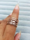 Handmade 8 Copper Wire Stacking Rings | Boho Minimalist Pure Copper Ban All Size