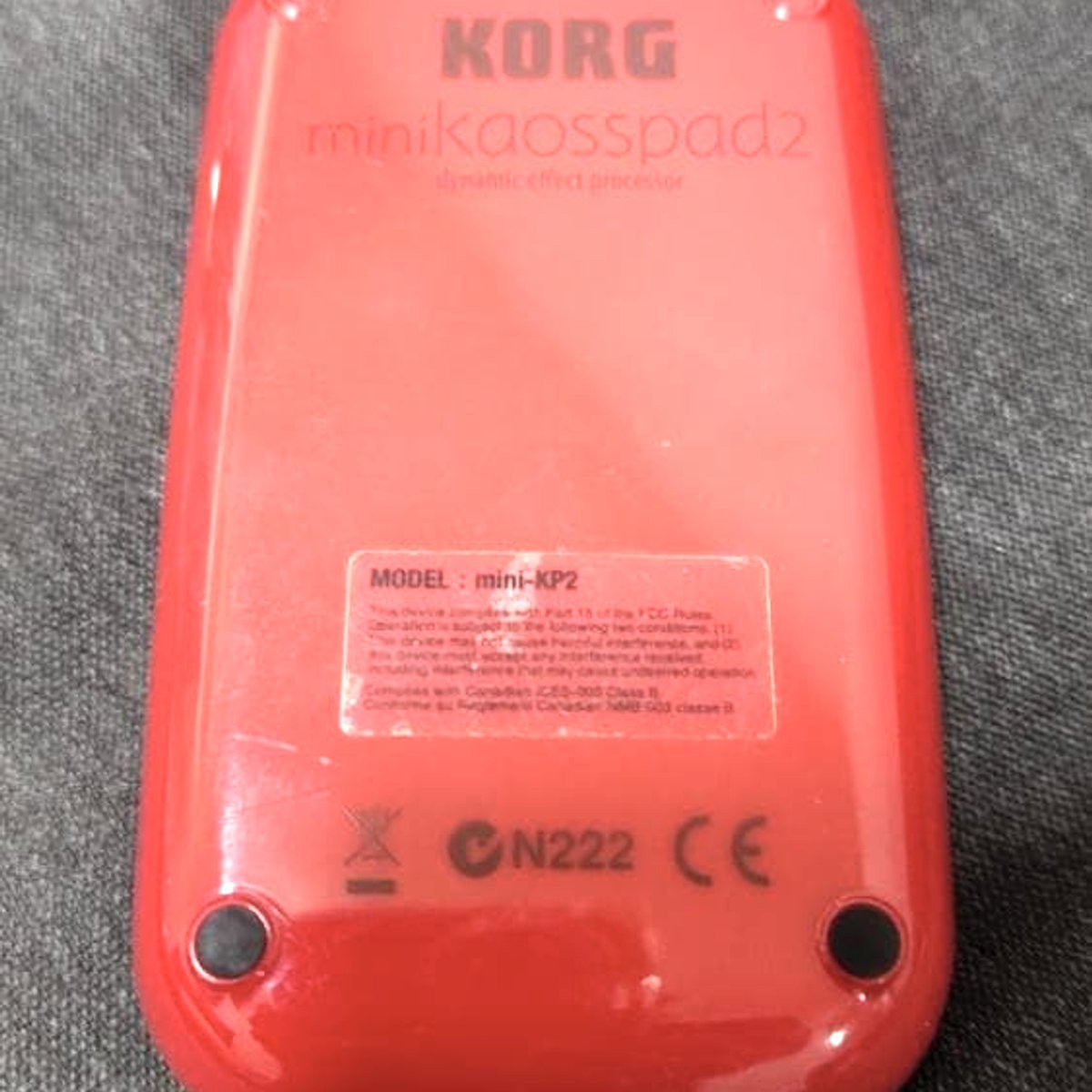 Korg Kaoss Pad Dynamic Effect Processor Mini Mini-kp2 Mini-kp KP2