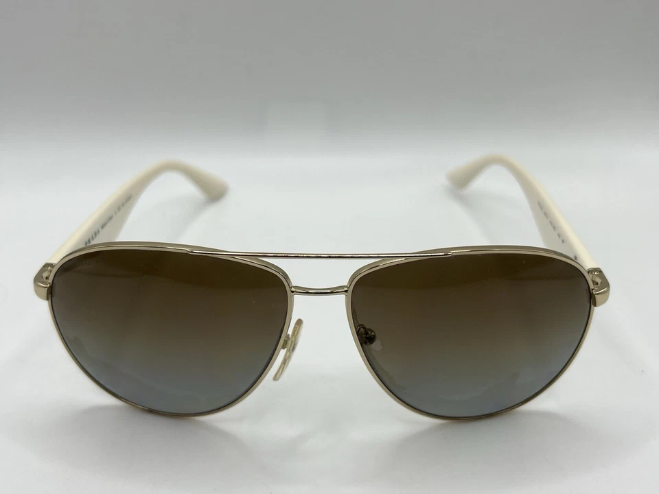 Vintage Prada SPR 53Q ZVN-6E1 Polarized Aviator Sunglasses 60-13-140 Italy - Image 2 of 4