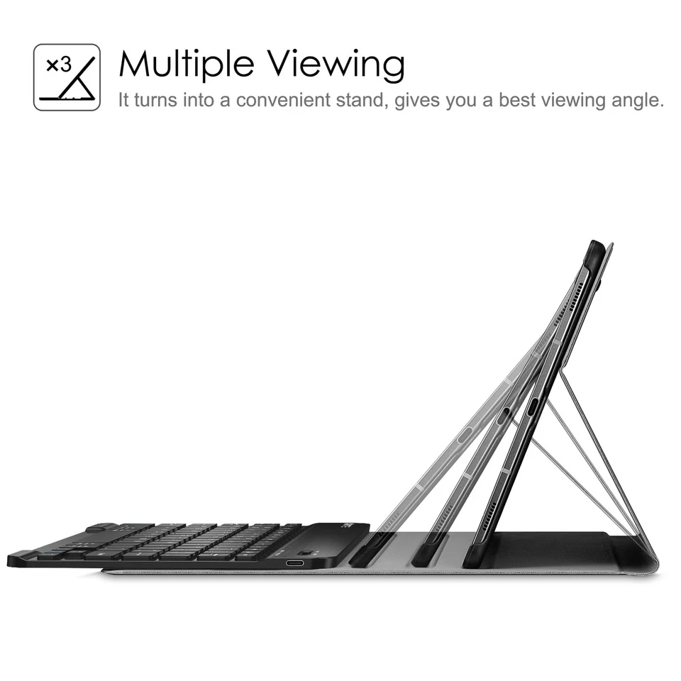 Keyboard Case for Samsung Galaxy Tab S6 10.5" 2019 (Model SM-T860/T865/T867),... - Image 4 of 4