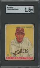1933 Goudey Baseball Cards 45