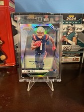 2024 Panini Prizm JaLynn Polk Silver Prizm Rookie RC Auto New England Patriots