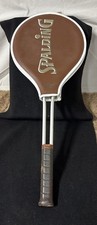 Vintage Spalding Smasher III Aluminum Tennis Racket Racquet Case 4 3/8