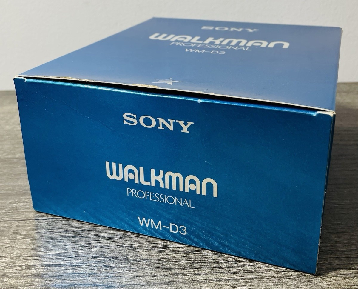 Sony Walkman Professional WM-D3 Cassette Player w/ Protective Case