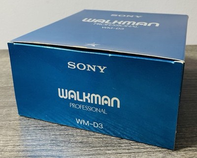 Sony Walkman Professional WM-D3 Cassette Player w/ Protective Case