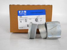 Three-Piece Coupling, 1" Steel/Zinc, LOT of 10, CONDUIT FITTING, 192