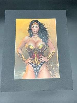 Wonder Woman Armando Huerta 11X17 Print Matted