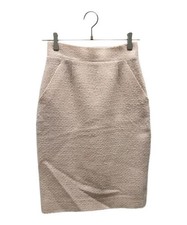 CHANEL tweed skirt pink P34889V24614