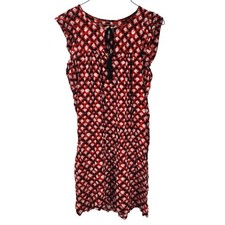 LOFT Floral Cap Sleeve Dress Womens Size Small S