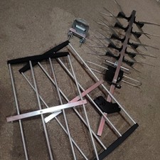 Freeview TV Aerial Full 48 Install Kit 5G Outdoor & Indoor Digi HD 4k signals