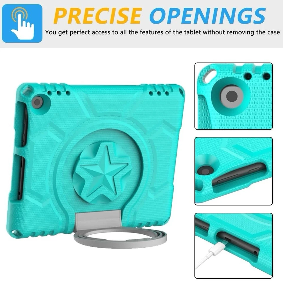 10in Tablet Case for Kids,Incompatible iPad Samsung TCL, Shockproof Kid-Proof…… - Image 4 of 4