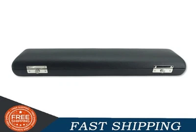 SIEMONICS Durable Black 17 Holes Flute Case Hard Shell Wooden Case for 17 Holes Flute Bag