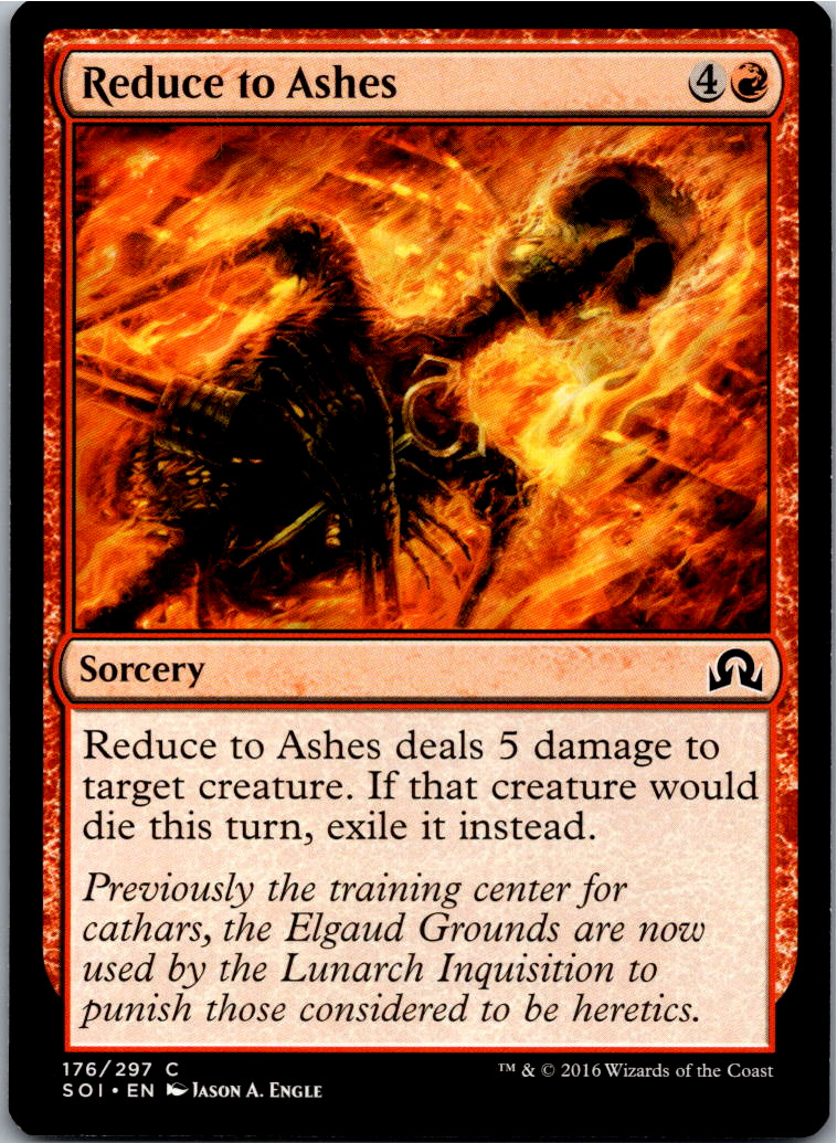 Reduce to Ashes C Shadows over Innistrad 176 NM