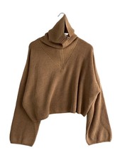LOEWE knit sweater thick S Beige