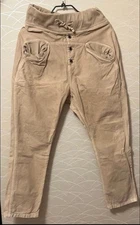 USED KAPITAL SAROUEL NOUVELLE PANTS (BEIGE) UNISEX/SIZE 2 ACCEPTABLE