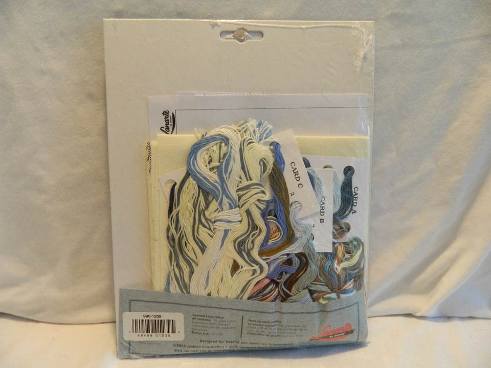 C-25 NUEVO KIT PUNTO CRUZ CONTADO LANARTE “MARIPOSA EN REPOSO” Foto 4 de 4