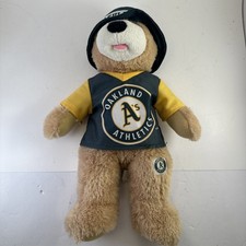 Oakland Athletics Stuffed Bear, Plush, Good Stuff with bucket hat 