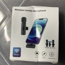 New Lavalier Mini Microphone Wireless Audio Video Recording Lightning Connector