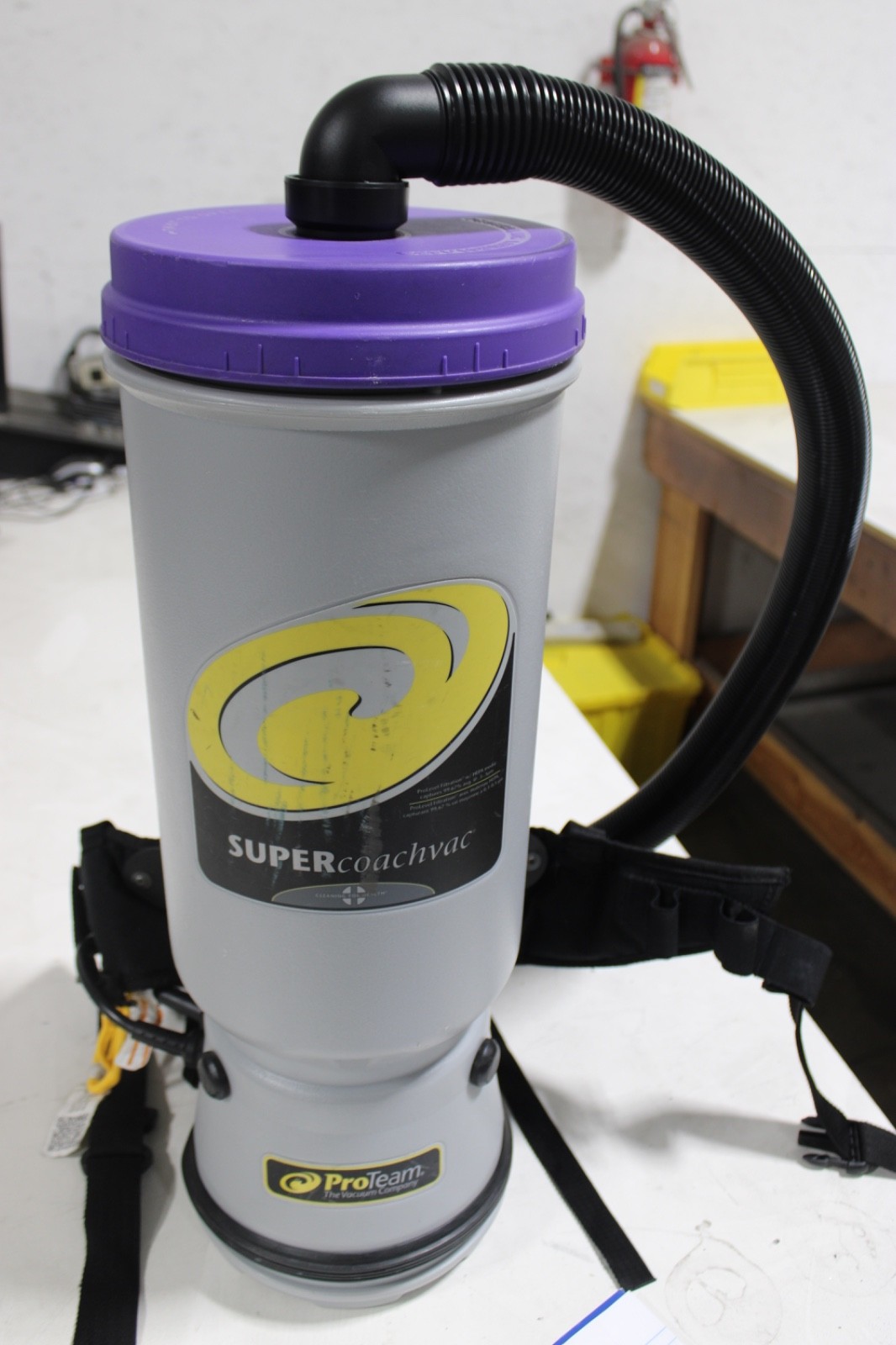 Proteam Super Coachvac Commercial Backpack Vacuum   Canister W/HOSE