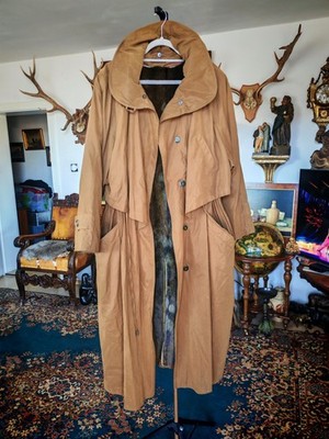 Ladies coat 48-50 with real fur lining Belseta PS by Dinomoda Vintage