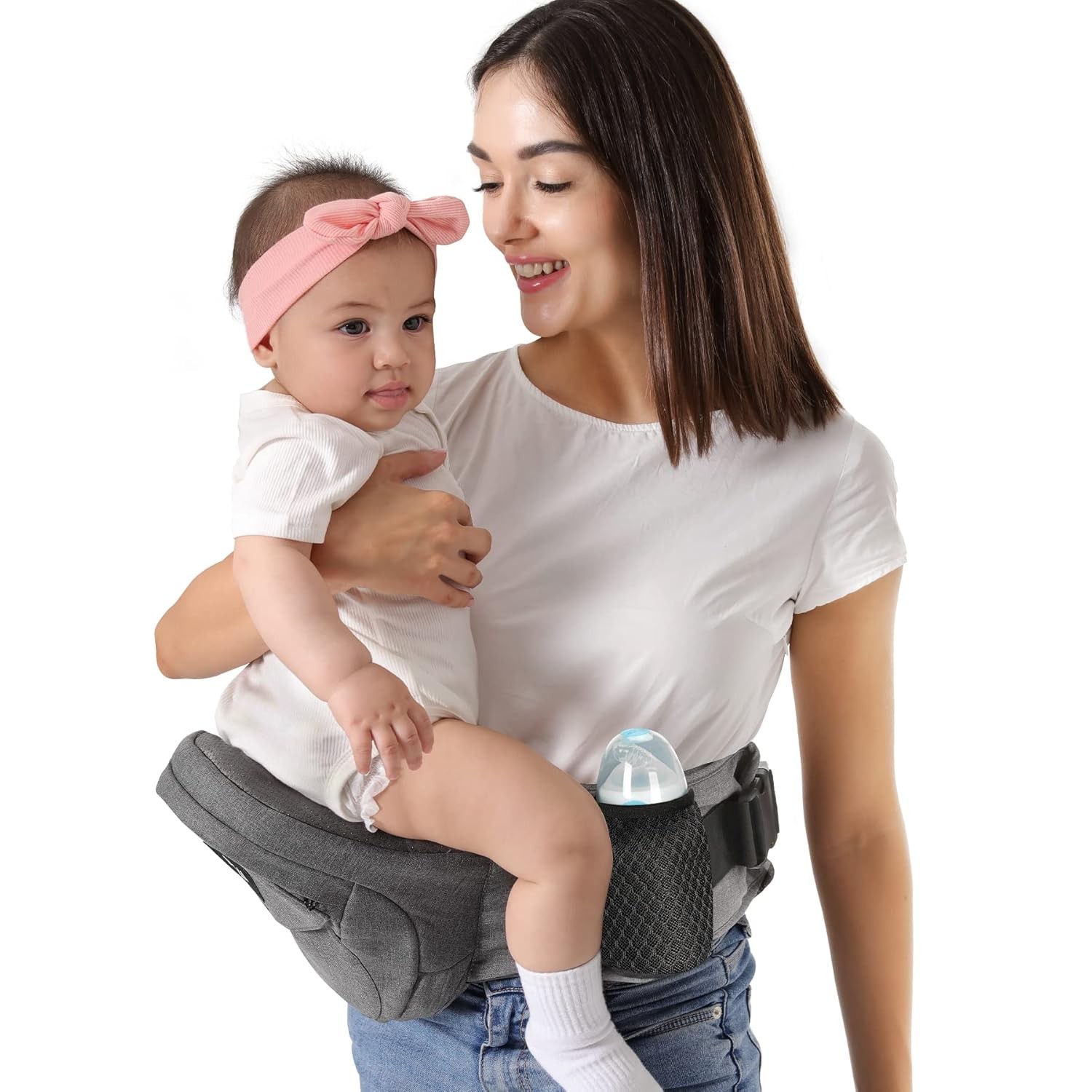 Baby Carrier Hip Seat Mom&rsquo;s Choice Award Winner Advanced Large Capacity Pocket 