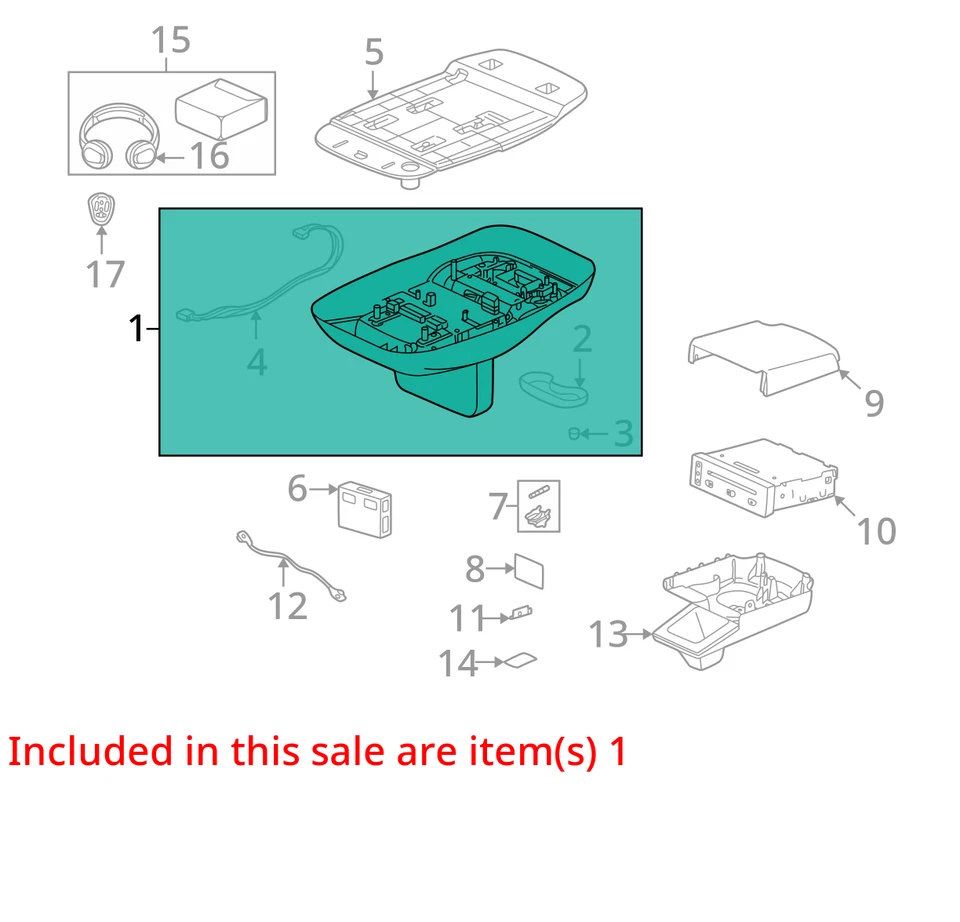 SE ADAPTA A CONSOLA SATURN L100 L200 2002 ASM RF *GRIS OPEL 22693751 - NUEVO OEM Foto 2 de 3