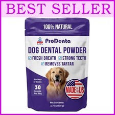 ProDenta Dog Dental Powder for Teeth Cleaning, 30 Servings