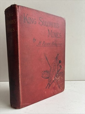 King Solomon s Mines 1886 First Edition, Second State Rider Haggard￼