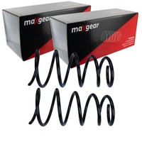 2X Maxgear Fahrwerksfedern Vorne Passend FÜR Opel Agila Links+Rechts