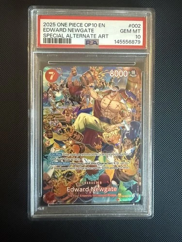 EDWARD.NEWGATE ROYAL BLOOD OP10 #ST15-002 SP ALT ART SR - ONE PIECE PSA 10