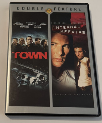 DVD, Town/ Internal Affairs Double Feature, 2013 Warner Bros, VG Condition 