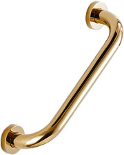 Inchant Solid Brass Grab Bar Bathroom Golden Hand Rail Shower Grip Concealed Wal