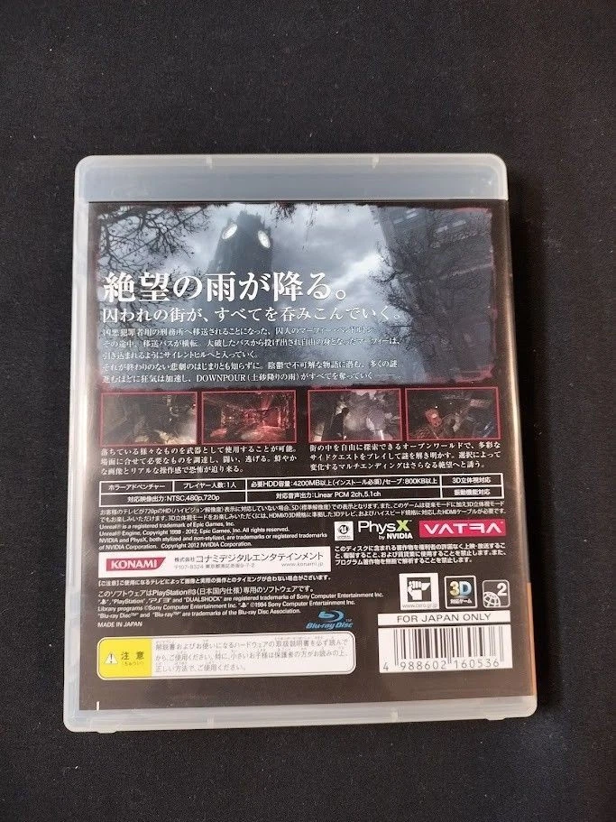 Jeu vidéo PS3 Silent Hill Downpour Sony PlayStation 3 KONAMI souple avec boîte - Photo 2/3