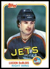 1981-82 Topps #79 West Lucien DeBlois Winnipeg Jets NM+