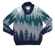 Sun  Stone Shawl Collar George Collection Pullover Men's Sweater NWT