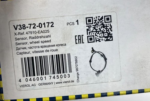 Sensor wheel speed VEMO V38-72-0172 for Nissan - Picture 7 of 11