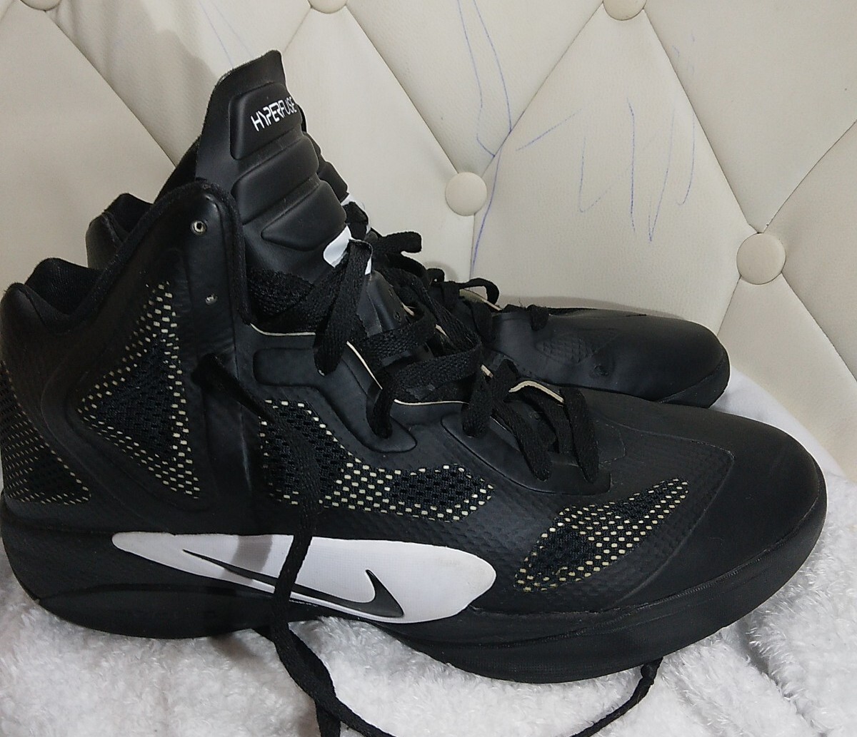 Size 12.5 - Nike Zoom Hyperfuse 2011 TB Black for sale  display picture 1
