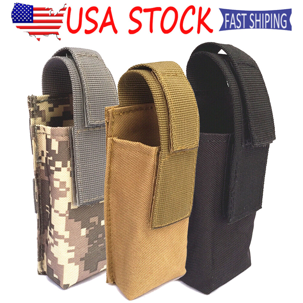 Scissors Pouch Tactical Molle Flashlight Pouch Holster Waterproof EDC Waist Bag-image