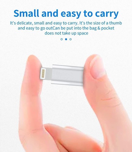 Adaptateur OTG Type C vers 8 Broches pour iPhone iPad Appareils iOS Connecteur de Données Convertisseur - Photo 3 sur 12