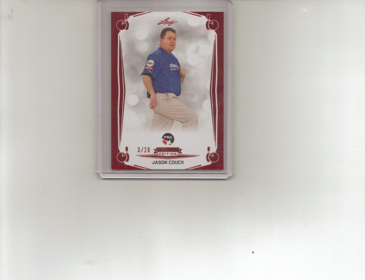 Jason Couch Red Premier Edition 2023 Leaf PBA Bowling Card #3/20