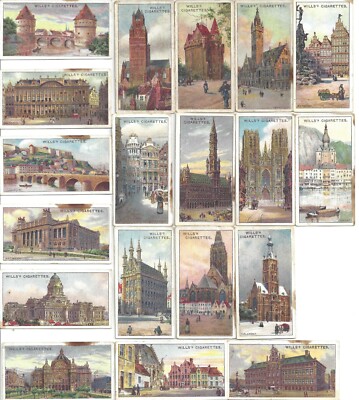 imperial tobacco cigarette cards Antique Cigarette Cards Gems of Belgian Architecture Imperial Tobacco Co
