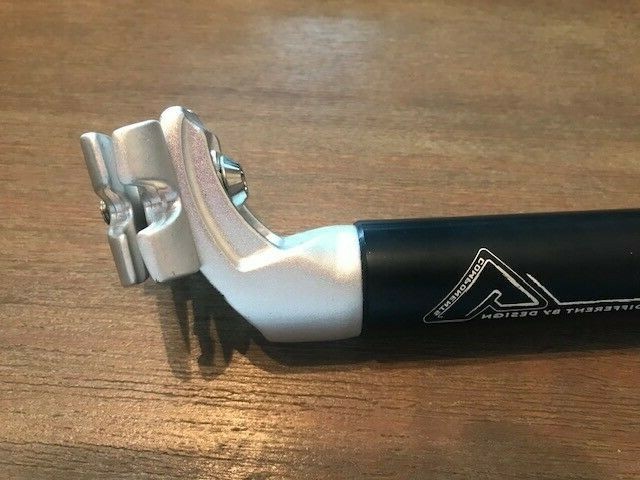 Tige De Selle Components - Diamètre 13 Mm - Longueur 80 Mm - Noir/argenté - Jamais Utilisé
