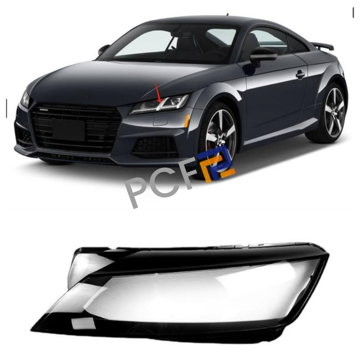 For Audi TT TTS 2016-2023 TT RS 2018-2022 driver Side Headlight