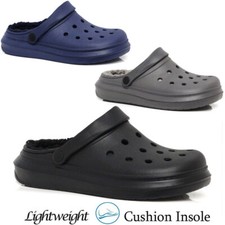 Mens Fur Clogs Mules Slippers Nursing Garden Beach Sandals Hospital Rubber Shoes